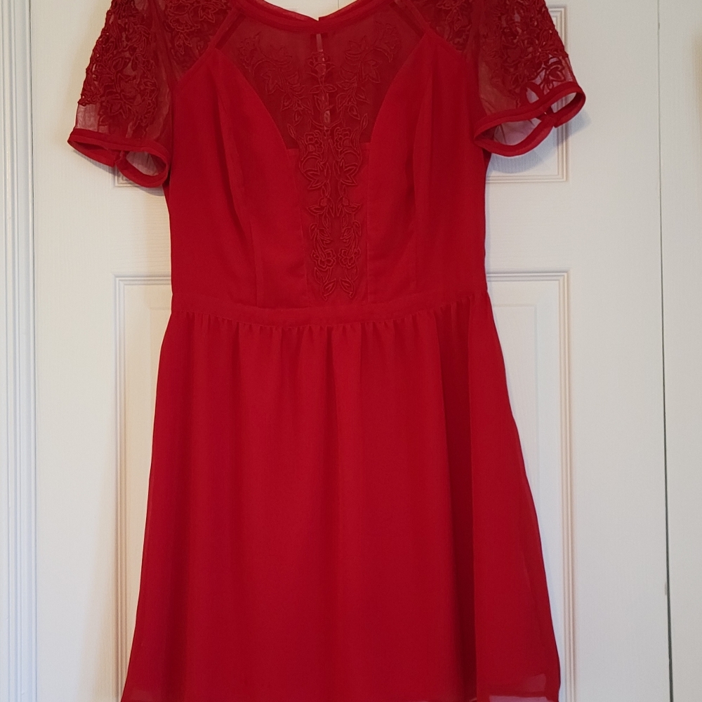 Red Kimchi Blue A-line dress Size 12